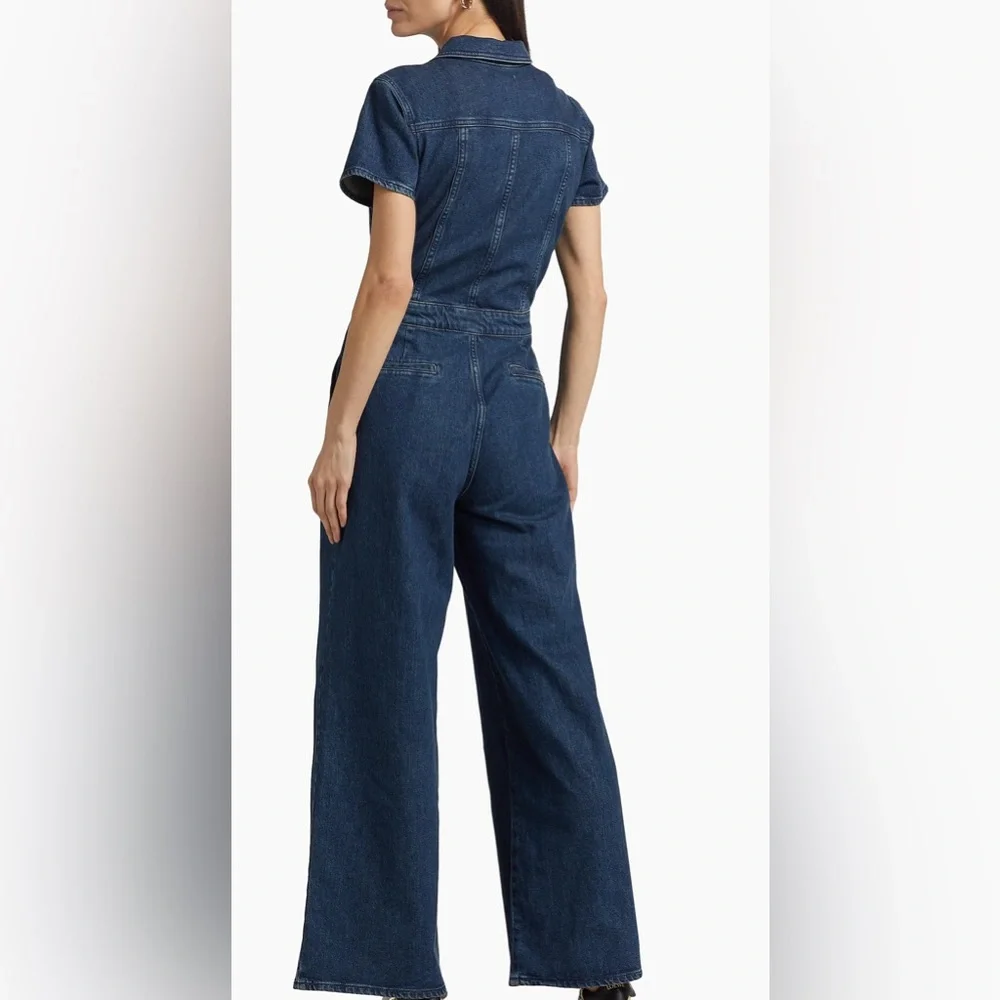 NWT Good American Fit for Success Pleated Jumpsuit - Picture 3 of 13